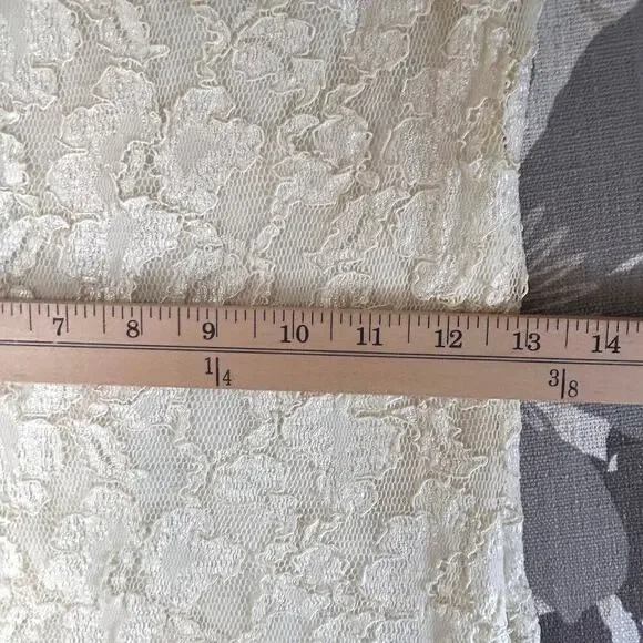 SOLD SOLD SOLD Vintage 90's Betsey Johnson LUXE Ivory Lace Slip Dress - Picture 13 of 15